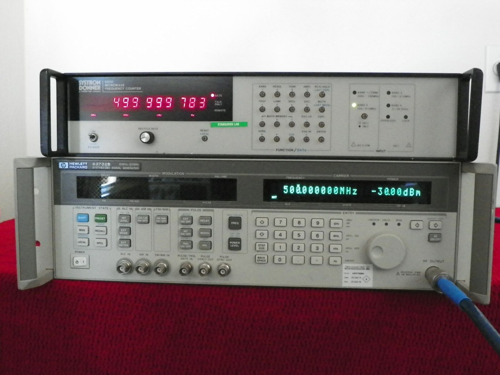 Systron Donner 6030 microwave frequency counter 10hz-26.5Ghz w/opt 02,04,& 06 Systron Donner 6030 microwave frequency counter 10hz-26.5Ghz w/opt 02,04,& 06